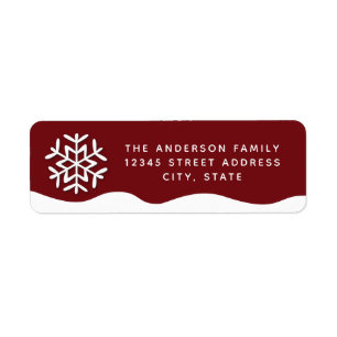 Modern Simple Winter Snowflake Snowy Christmas