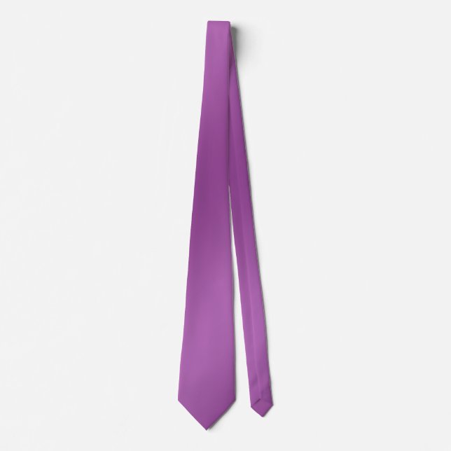 Modern Simply Solid purple gradient Wave pattern Tie (Front)