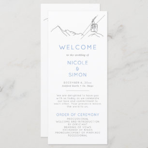 Modern Ski Resort Charming Wintery Mountain Peaks Program