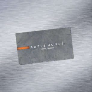 Modern Slate Magnetic Business Card