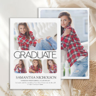 Modern Sleek 5-Photo Graduation