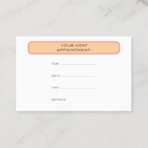 Modern Sleek Appointment Reminder Template
