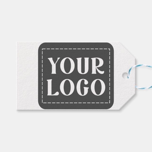 Modern, Sleek, Sophisticated & Customizable Gift Tags (Front (Horizontal))