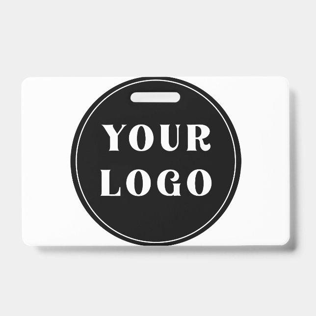 Modern, Sleek, stylish, & Customizable Badge (Front)