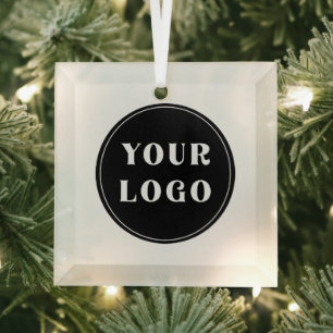 Modern, Sleek, stylish, & Customizable Glass Ornament