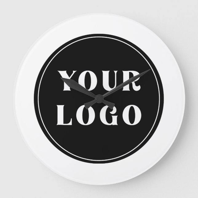 Modern, Sleek, stylish, & Customizable Large Clock (Front)