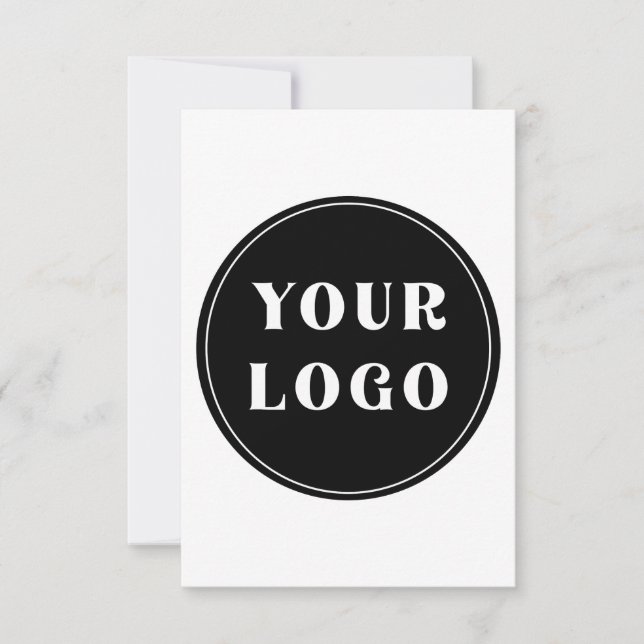 Modern, Sleek, stylish, & Customizable Thank You Card (Front)