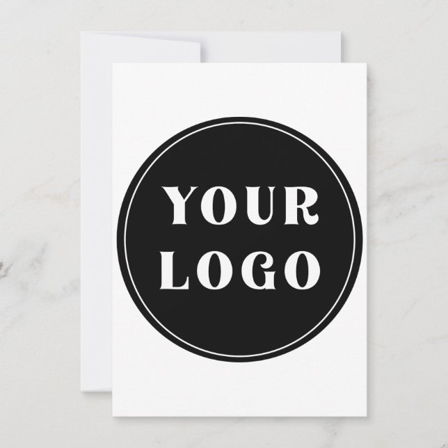 Modern, Sleek, stylish, & Customizable Thank You Card (Front)