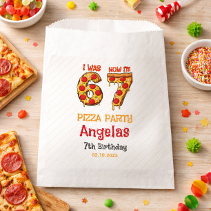 Modern Slice Slice Boy Six Seven Birthday Party Favour Bag