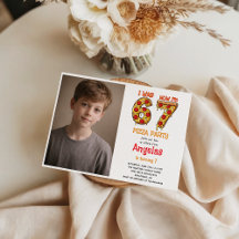 Modern Slice Slice Boy Six Seven Birthday Party