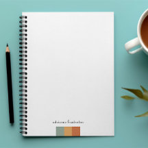 Modern Small Colorblock | Script Monogram