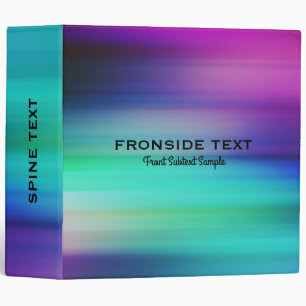 Modern Smooth Colour Blend Abstract Background Binder