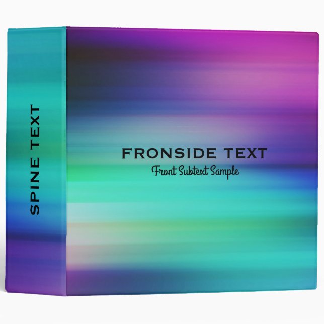 Modern Smooth Colour Blend Abstract Background Binder (Front/Spine)