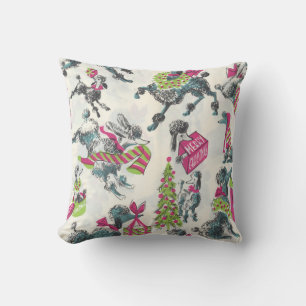 Modern Snowflake Winter Pillow – Neutral