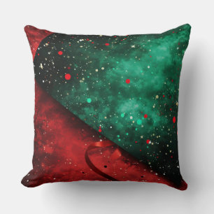 Modern Snowflake Winter Pillow – Neutral