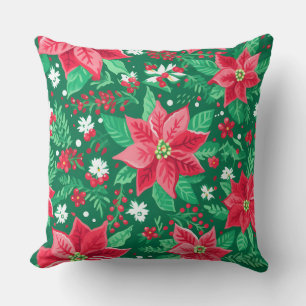 Modern Snowflake Winter Pillow – Neutral