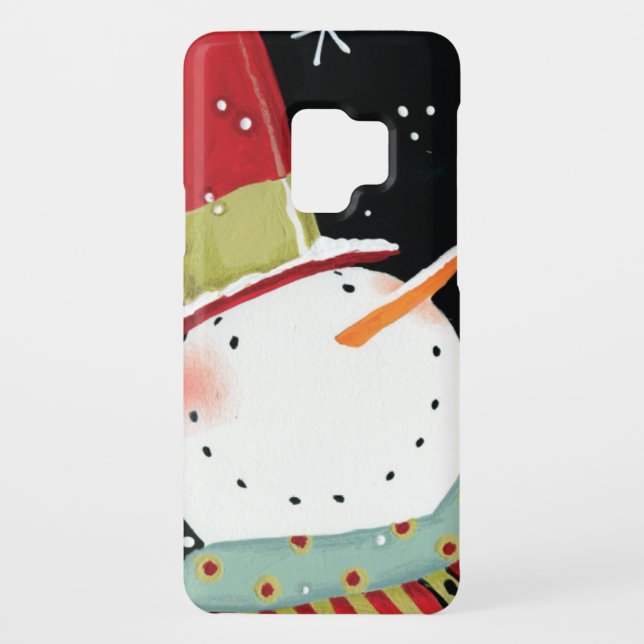 Modern Snowmen Winter Home Case-Mate Samsung Galaxy Case (Back)