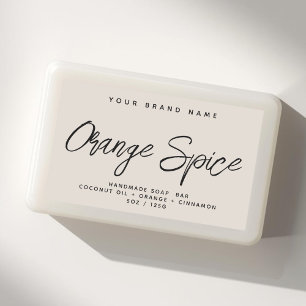 Modern soap simple elegant cosmetics  sticker