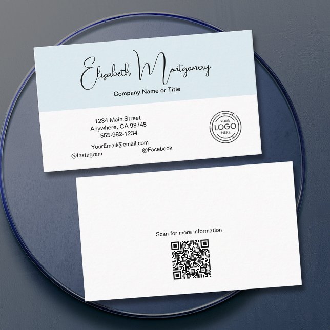 Modern Social Media Business Card (Creator Uploaded)