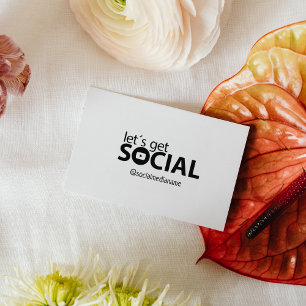 Modern Social Media Rubber Stamp