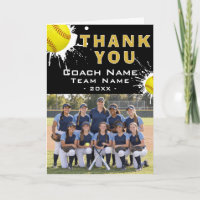 Modern Softball Team Photo Coach