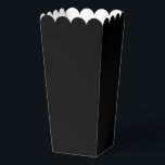 Modern Solid Black Simple Chic Elegant Favor Box<br><div class="desc">Modern Solid Black Simple Chic Elegant Popcorn Favour Boxes features a modern solid black. Perfect for Valentine's Day,  Women's Day,  Mother's Day,  birthday parties,  anniversary,  weddings,  baby showers and more. Created by Evco Studio www.zazzle.com/store/evcostudio</div>
