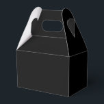 Modern Solid Black Simple Chic Elegant Favor Box<br><div class="desc">Modern Solid Black Simple Chic Elegant Favour Boxes features a modern solid black. Perfect for Valentine's Day,  Women's Day,  Mother's Day,  birthday parties,  anniversary,  weddings,  baby showers and more. Created by Evco Studio www.zazzle.com/store/evcostudio</div>