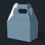 Modern Solid Elemental Blue Simple Chic Elegant Favor Box<br><div class="desc">Modern Solid Elemental Blue Simple Chic Elegant Favour Boxes features a modern solid blue. Perfect for Valentine's Day,  Women's Day,  Mother's Day,  birthday parties,  anniversary,  weddings,  baby showers and more. Created by Evco Studio www.zazzle.com/store/evcostudio</div>