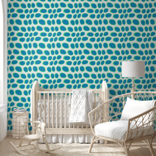 Modern solid geometric shapes pattern 14 wallpaper