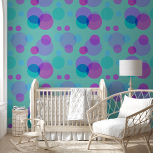 Modern solid geometric shapes pattern 19 wallpaper