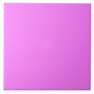Modern Solid Light Pink Magenta Ceramic Tile
