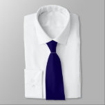 Modern Solid Minimal Blue White Script Monogram Tie<br><div class="desc">Elevate your wardrobe with our Modern Solid Bright Navy Neck Tie, a timeless accessory designed to add a touch of sophistication to any ensemble. Crafted with precision and attention to detail, this neck tie features a rich black hue that exudes elegance and makes a refined statement. The customizable option allows...</div>