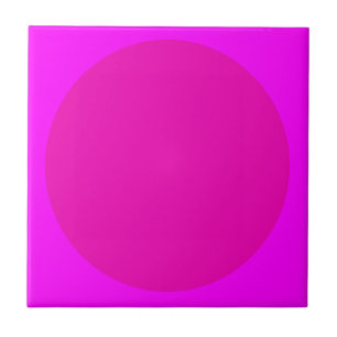 Modern Solid Pink Magenta Wall Decor   Trendy Pink Tile