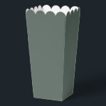 Modern Solid Sage Green Simple Chic Elegant Favor Box<br><div class="desc">Modern Solid Sage Green Simple Chic Elegant Popcorn Favour Boxes features a modern solid green. Perfect for Valentine's Day,  Women's Day,  Mother's Day,  Father's Day,  birthday parties,  anniversary,  weddings,  baby showers and more. Created by Evco Studio www.zazzle.com/store/evcostudio</div>