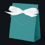 Modern Solid Teal Green Simple Chic Elegant Favor Box<br><div class="desc">Modern Solid Teal Green Simple Chic Elegant Favour Boxes features a modern solid teal green. Perfect for Valentine's Day,  Women's Day,  Mother's Day,  birthday parties,  anniversary,  weddings,  baby showers and more. Created by Evco Studio www.zazzle.com/store/evcostudio</div>