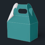 Modern Solid Teal Green Simple Chic Elegant Favor Box<br><div class="desc">Modern Solid Teal Green Simple Chic Elegant Favour Boxes features a modern solid teal green. Perfect for Valentine's Day,  Women's Day,  Mother's Day,  birthday parties,  anniversary,  weddings,  baby showers and more. Created by Evco Studio www.zazzle.com/store/evcostudio</div>