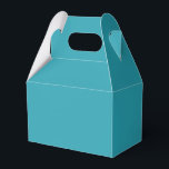 Modern Solid Teal Simple Chic Elegant Favor Box<br><div class="desc">Modern Solid Teal Simple Chic Elegant Favour Boxes features a modern solid teal. Perfect for Valentine's Day,  Women's Day,  Mother's Day,  birthday parties,  anniversary,  weddings,  baby showers and more. Created by Evco Studio www.zazzle.com/store/evcostudio</div>
