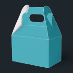 Modern Solid Teal Simple Chic Elegant Favor Box<br><div class="desc">Modern Solid Teal Simple Chic Elegant Favour Boxes features a modern solid teal. Perfect for Valentine's Day,  Women's Day,  Mother's Day,  birthday parties,  anniversary,  weddings,  baby showers and more. Created by Evco Studio www.zazzle.com/store/evcostudio</div>