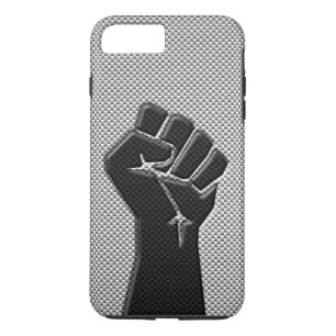 Modern Solidarity Fist in Carbon Fibre Style Case-Mate iPhone Case