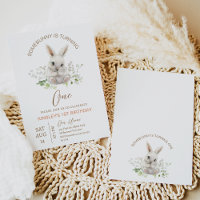 Modern Some Bunny Is Turning One 1st Birthday