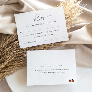 Modern Song Request Wedding Response Card