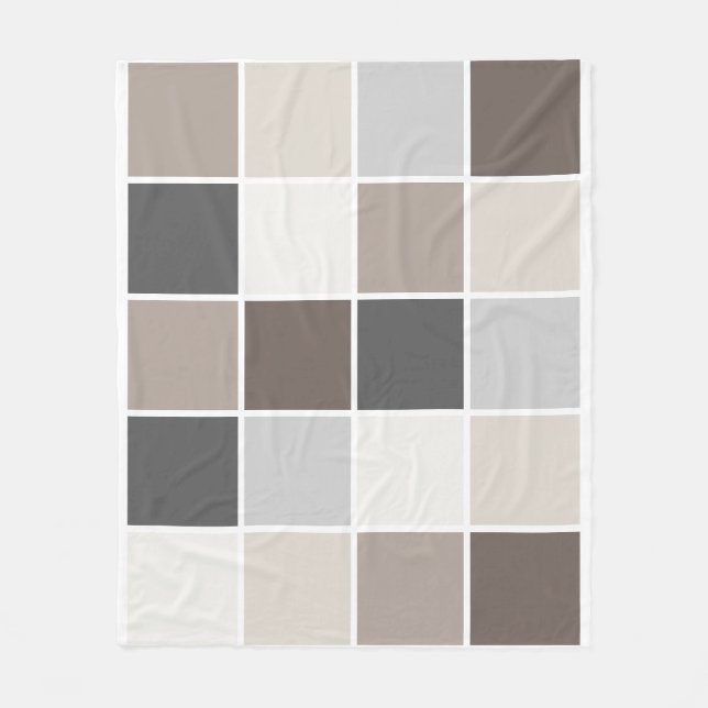 Modern Sophisticated Design Harmonic Colours Fleece Blanket (Front)