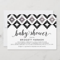 Modern Southwest Blanket Baby Shower