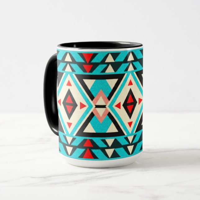 Modern Southwest Style Mug (Devant gauche)
