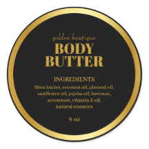 Modern Spa Product Ingredients Black Gold