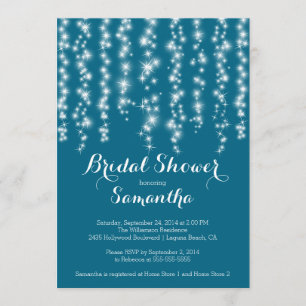 Modern Sparkle Bridal Shower Invitation