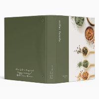 Modern Spice Family Recipe Wedding Gift Message