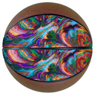 Modern Splash of Paints Basketball