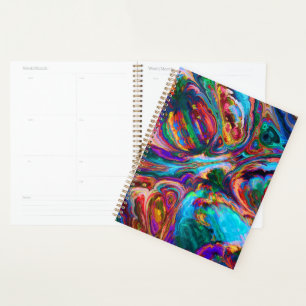 Modern Splash of Paints Planner