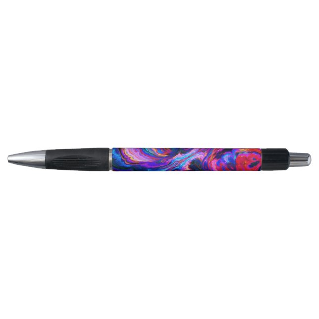 Modern Splash of Purple Hue Paints Pen (Front)